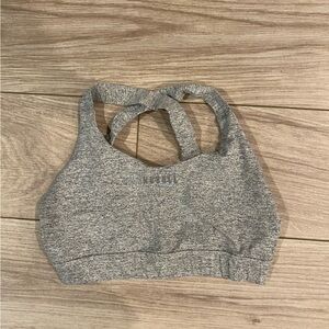 Grey NOBULL sports bra
